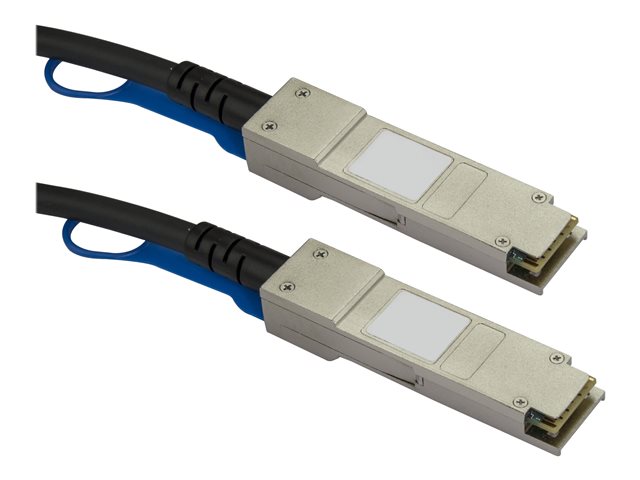 StarTech.com HPE JD095C Compatible .65m 10G SFP+ to SFP+ Direct Attach Cable Twinax, 10GbE SFP+ Copper DAC 10 Gbps Low Power Passive Mini GBIC/Transceiver Module DAC, Firepower A5500, 10GE - Lifetime Warranty (JD095CST) - 10GBase direct attach cable - SFP+ latched to SFP+ latched - 65 cm - twinaxial - SFF-8431/SFF-8432 - passive - black