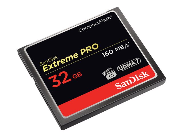 SanDisk Extreme Pro - Flash memory card - 32 GB - 1000x/1067x - CompactFlash