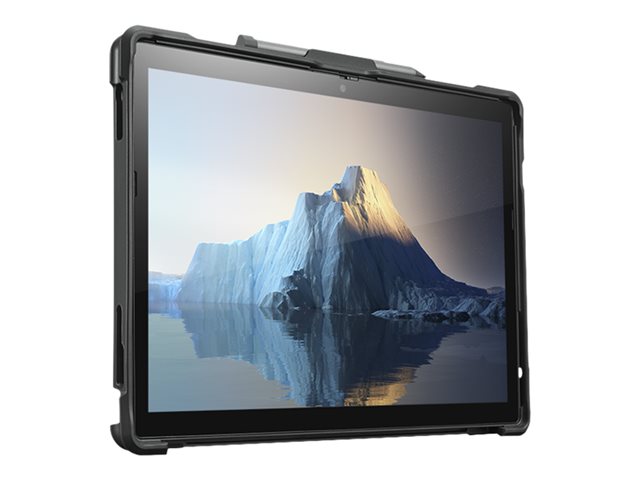 Lenovo ThinkPad - Back cover for tablet - thermoplastic polyurethane (TPU), polycarbonate, silicone - black - for ThinkPad X12 Detachable 20UV, 20UW