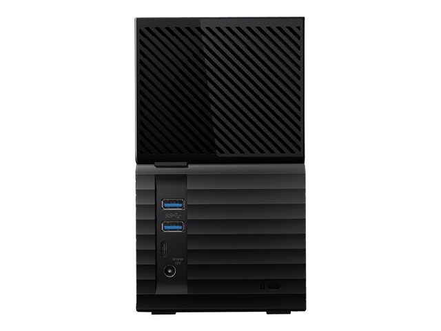 WD My Book Duo WDBFBE0160JBK - Hard drive array - 16 TB - 2 bays - HDD 8 TB x 2 - USB 3.1 (external)
