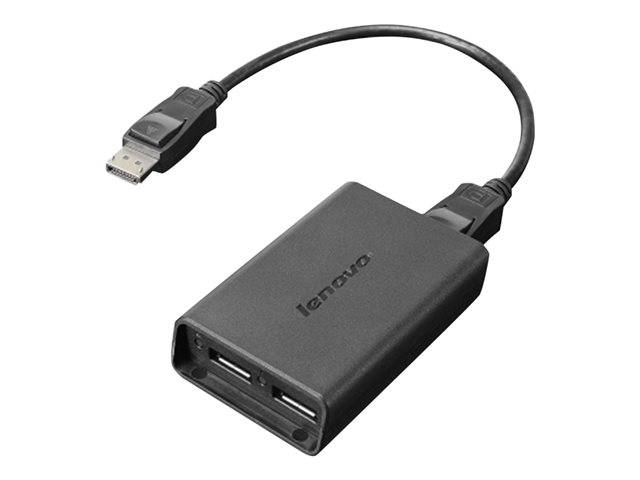 Lenovo - DisplayPort adapter - DisplayPort (M) to DisplayPort (F) - for ThinkCentre M75s Gen 2, M75t Gen 2, ThinkEdge SE30, SE50, ThinkStation P330 Gen 2, P350