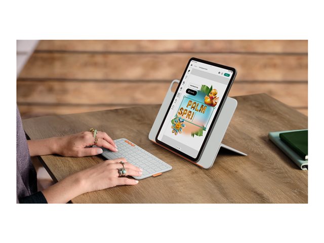 FLIP FOLIO - PALE GREY-DEU-BT IPAD PRO11