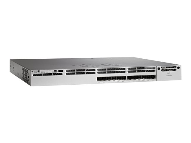 Cisco Catalyst 3850-12XS-S - Switch - L3 - Managed - 12 x 1 Gigabit / 10 Gigabit SFP+ - desktop, rack-mountable - refurbished