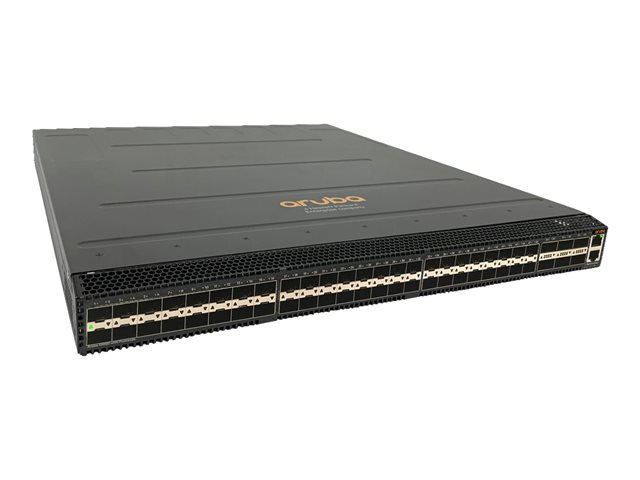 HPE Aruba CX 10000-48Y6C - Switch - L3 - Managed - 48 x 1/10/25 Gigabit Ethernet SFP / SFP+ / SFP28 + 6 x 40/100 Gigabit QSFP+ / QSFP28 - front to back airflow - rack-mountable