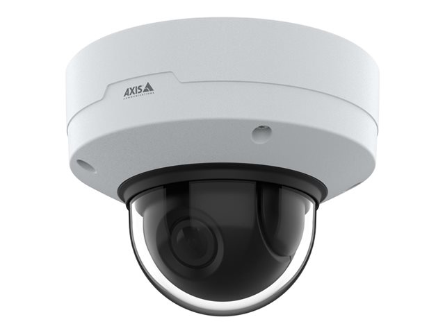 AXIS Q3626-VE - Network surveillance camera - dome - outdoor - vandal / weatherproof - colour (Day&Night) - 4 MP - 2688 x 1512 - M25 mount - vari-focal - audio - GbE - MJPEG, H.264, AVC, HEVC, H.265, MPEG-4 Part 10, MPEG-H Part 2 - DC 10 - 28 V / PoE Plus Class 4 - TAA Compliant
