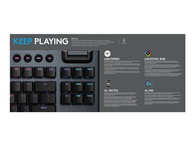 G915 TKL LIGHTSPEED WRLS RGB Mech. G KB