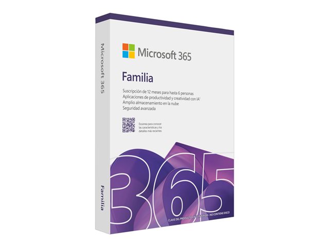 Microsoft 365 Family - Subscription licence (1 year) - up to 6 users, up to 5 devices - ESD - Win, Mac - All Languages