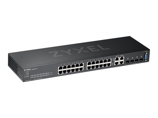 Zyxel GS2220-28 - Switch - Managed - 24 x 10/100/1000 + 4 x combo Gigabit SFP - rack-mountable
