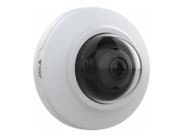 AXIS M30 Series M3086-V Mic - Network surveillance camera - dome - vandal resistant / impact resistant / dust resistant / water resistant - colour (Day&Night) - 4 MP - 2688 x 1512 - fixed iris - fixed focal - audio - LAN 10/100 - MJPEG, H.264, MPEG-4 Part 10, AVC, H.265, MPEG-H Part 2, HEVC - PoE Plus Class 2