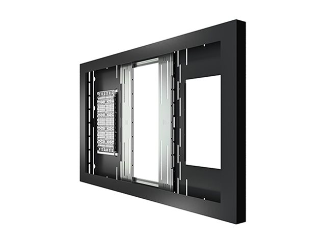 Chief Impact 75\" On-Wall Kiosk Enclosure - Landscape - Black - Enclosure - landscape - for digital signage panel - black - screen size: 75\" - wall-mountable