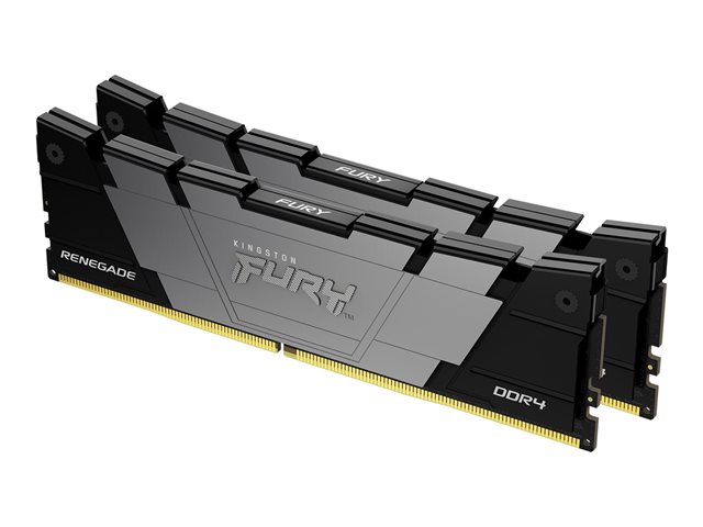 Kingston FURY Renegade - DDR4 - kit - 16 GB: 2 x 8 GB - DIMM 288-pin - 4266 MHz / PC4-34100 - CL19 - 1.2 V - unbuffered - non-ECC - black