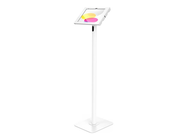 Compulocks Apex - Mounting kit (enclosure, stand) - for tablet - lockable - high-grade aluminium, metal frame - white - floor mountable, free-standing - for Apple iPad A16 Wi-Fi, A16 Wi-Fi + Cellular