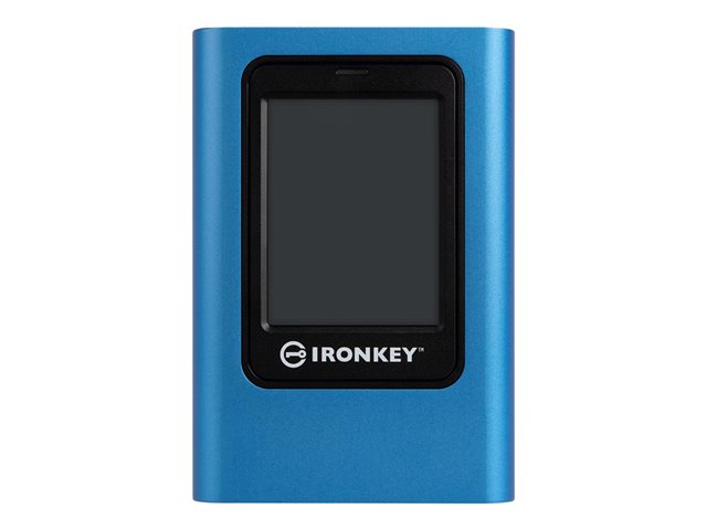 Kingston IronKey Vault Privacy 80 - SSD - encrypted - 960 GB - external (portable) - USB 3.2 Gen 1 (USB-C connector) - 256-bit AES-XTS, FIPS 197 - TAA Compliant