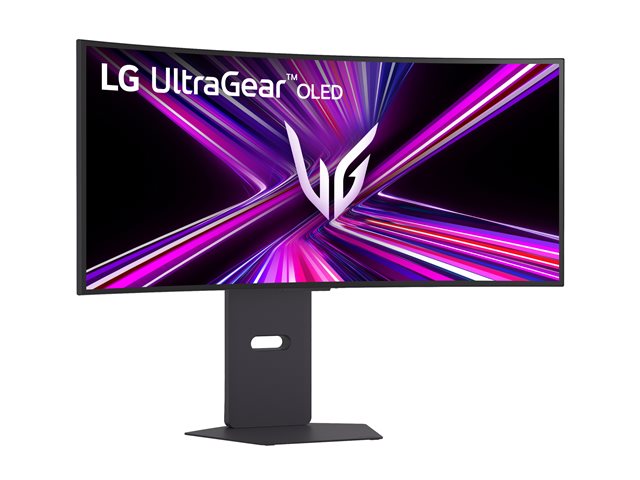 LG UltraGear 34GX900A-B - OLED monitor - gaming - curved - 34\" (33.9\" viewable) - 3440 x 1440 UWQHD @ 240 Hz - 275 cd/m² - 1500000:1 - DisplayHDR 400 True Black - 0.03 ms - 2xHDMI, DisplayPort, USB-C - speakers