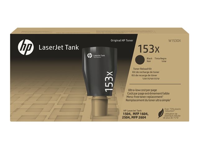 HP 153X - High capacity - black - original - LaserJet - toner cartridge (W1530X) - for LaserJet Tank MFP 1602w, MFP 1604w, MFP 2602dn, MFP 2604sdw, MFP 2606dn, MFP 2606sdw