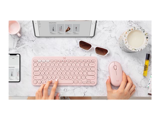 K380 f. Mac Multi-Device BTKeyb - ROSE -