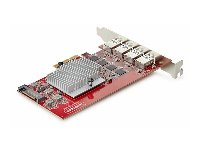 4-Port USB-A PCIe Card USB 3.2 10Gbps