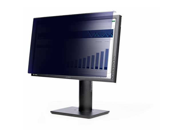 StarTech.com 24-inch 16:9 Monitor Privacy Screen, Hanging Filter/Shield - Display privacy filter - 2-way - removable - plug-in - 24\" wide - black