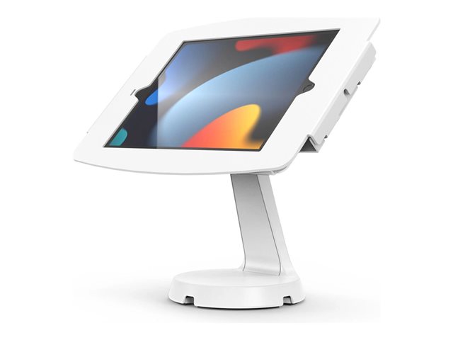 Compulocks iPad 10.9\" 10th Gen Space Enclosure Mast Counter Stand - Mounting kit (stand, enclosure) - for tablet - lockable - high-grade aluminium - white - screen size: 10.9\" - counter - for Apple 10.9-inch iPad (10th generation)