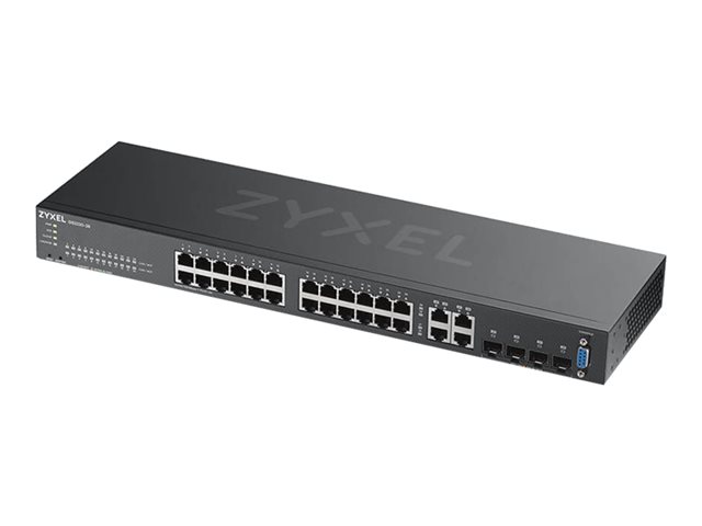 Zyxel GS2220-28 - Switch - Managed - 24 x 10/100/1000 + 4 x combo Gigabit SFP - rack-mountable