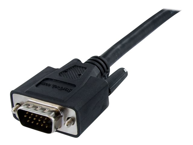 StarTech.com 1m DVI to VGA Display Monitor Cable M/M DVI to VGA (15 Pin) - Video cable - HD-15 (VGA) (M) to DVI-A (M) - 1 m - molded, thumbscrews - black