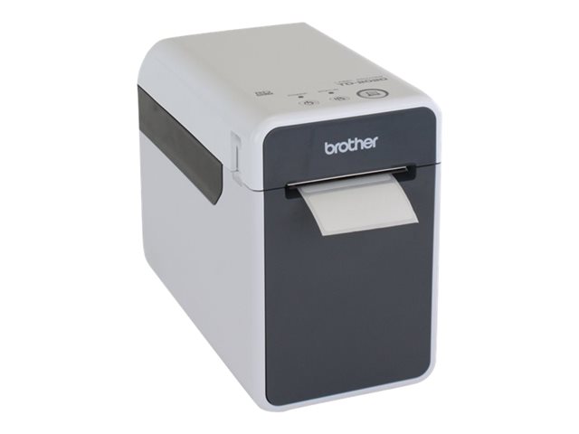 Brother TD-2020 - Label printer - direct thermal - Roll (6.3 cm) - 203 dpi - up to 152.4 mm/sec - USB 2.0, serial, USB host - cutter