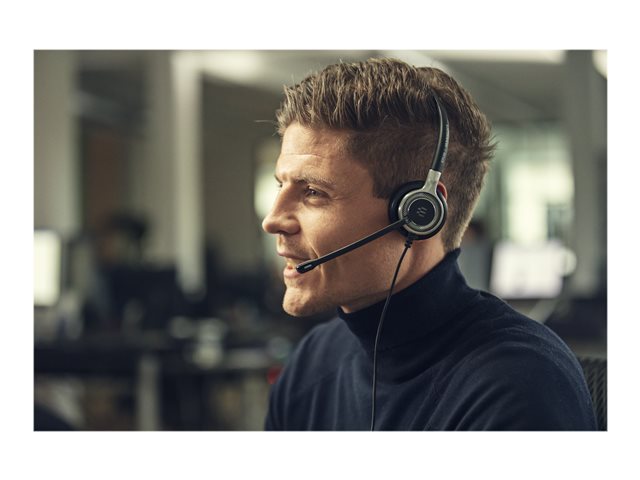 EPOS IMPACT SC 665 - Headset - on-ear - wired - 3.5 mm jack - black, silver