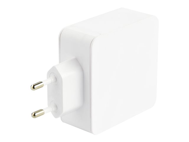 StarTech.com USB C Wall Charger, USB C Laptop Charger 60W PD, 6ft/2m Cable, Universal Compact Type C Power Adapter, Dell XPS/Lenovo X1 Carbon, HP EliteBook, MacBook, USB IF/CE Certified - 60W PD3.0 Wall Charger (WCH1CEU) - Power adapter - 60 Watt - 3 A (24 pin USB-C) - on cable: USB-C