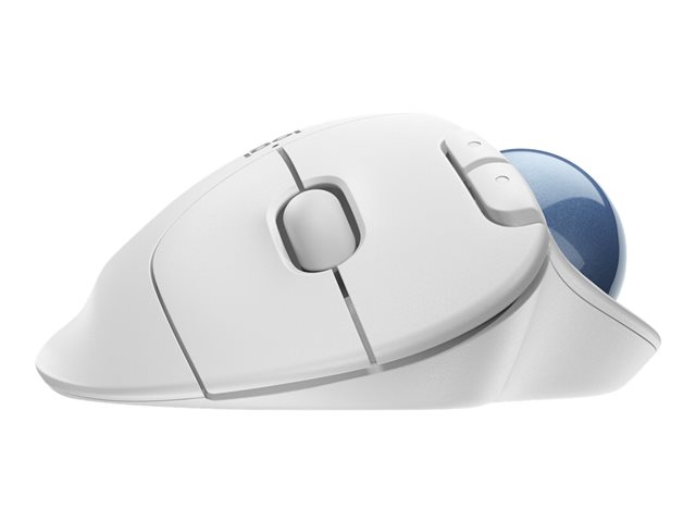Logitech Ergo Series ERGO M575 - Trackball - optical - 5 buttons - wireless - Bluetooth 5.0 LE, 2.4 GHz - USB wireless receiver - off white