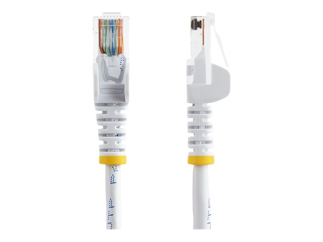 StarTech.com Snagless Cat 5e UTP Patch Cable - Patch cable - RJ-45 (M) to RJ-45 (M) - 3 m - UTP - CAT 5e - molded, snagless - white