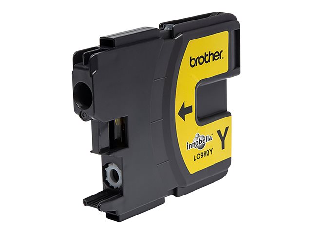 Brother LC980Y - Yellow - original - ink cartridge - for Brother DCP-145, 163, 167, 193, 195, 197, 365, 373, 375, 377, MFC-250, 255, 290, 295, 297