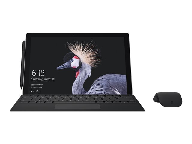Microsoft Surface Go Type Cover - Keyboard - with trackpad, accelerometer - backlit - UK - black - commercial - for Surface Go, Go 2