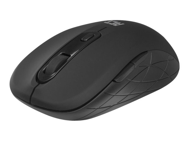 Muis - rechts- en linkshandig - optisch - 4 knoppen - draadloos - 2.4 GHz - USB draadloze ontvanger - zwart - hangdoos