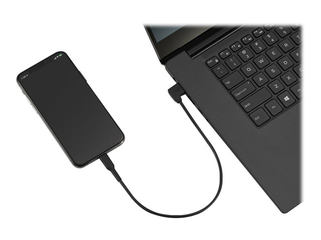 Kensington Charge & Sync Cable - Lightning cable - USB male to Lightning male - 20 cm - black (pack of 5)