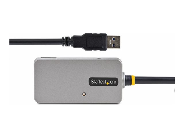 StarTech.com USB Extender Hub, 10m USB 3.0 Extension Cable with 4-Port USB Hub, Active/Bus Powered USB Repeater Cable, Optional 20W Power Supply Included - USB-A Hub w/ ESD Protection (U01043-USB-EXTENDER) - Hub - 4 x USB 3.2 Gen 1 - desktop
