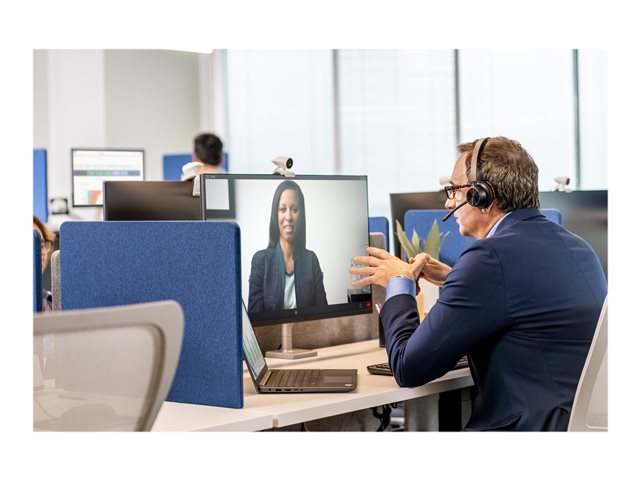 Poly Voyager 4320 UC Stereo USB-A Headset +BT700 USB-A Adapter +Charging Stand - Replaces Poly SKU 218476-01