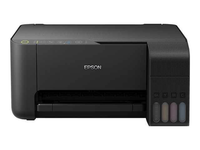 Epson EcoTank ET-2710 - Multifunction printer - colour - ink-jet - refillable - A4/Legal (media) - up to 10 ppm (printing) - 100 sheets - USB, Wi-Fi - black