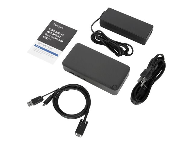 Targus - Docking station - USB-C 3.2 Gen 2 - 2 x DP - 1GbE - 100 Watt - United Kingdom, Europe
