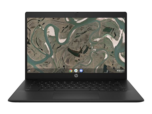 HP Chromebook 14 G7 - 180-degree hinge design - Intel Celeron - N5100 / up to 2.8 GHz - Chrome OS - UHD Graphics - 8 GB RAM - 64 GB eMMC - 14\" IPS 1920 x 1080 (Full HD) - Wi-Fi 6 - kbd: Belgium