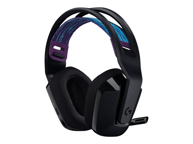 Logitech G G535 LIGHTSPEED Wireless Gaming Headset - Headset - full size - LIGHTSPEED - wireless - black - Discord Certified