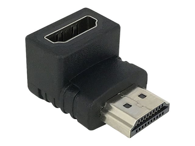 ACT AC7570 HDMI adapter, HDMI-A male - HDMI-A female, haaks 90° omlaag