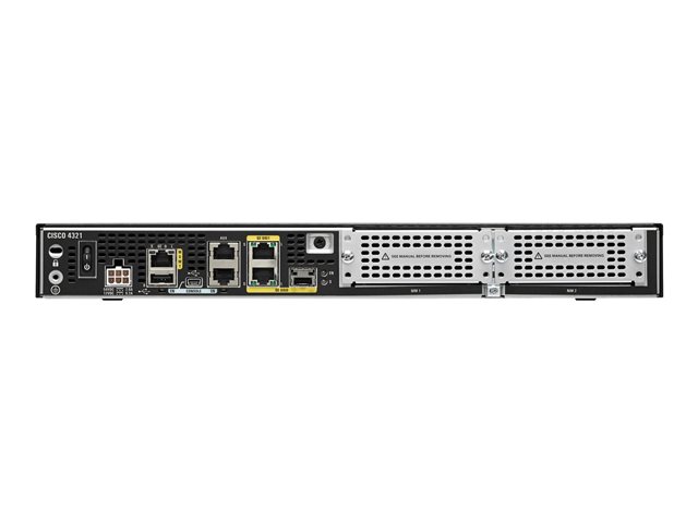 Cisco Integrated Services Router 4321 - Voice Security Bundle - router 1GbE - WAN ports: 2 - rack-mountable - refurbished