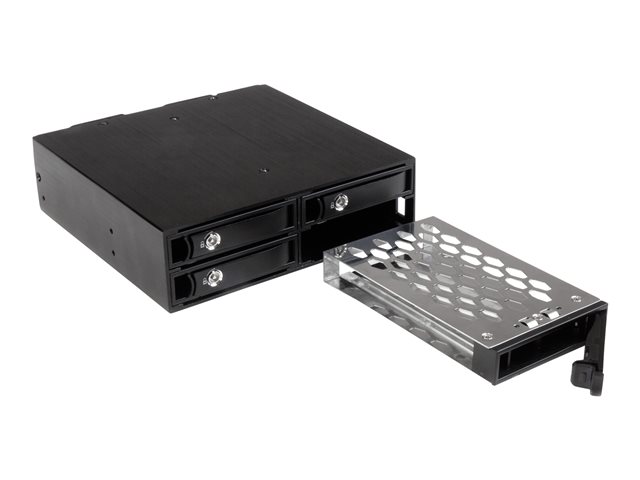 StarTech.com 4-Bay Mobile Rack Backplane for 2.5in SATA/SAS Drives - Hot Swap SSDs/HDDs from 5-15mm - Supports SAS II & SATA III (6 Gbps) - Storage enclosure - 4 bays (SATA-600 / SAS-2) 0 - for P/N: SATBP125VP, SATSASBP125