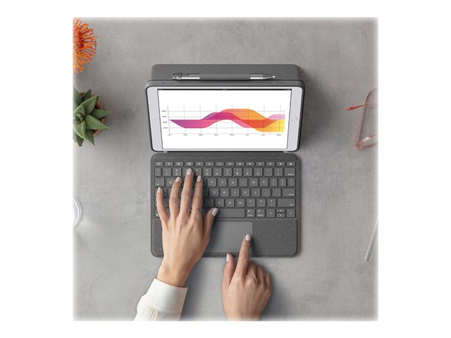 Combo Touch for iPad (10th gen) - OXFORD GREY - US - INTNL-973 QWERTY