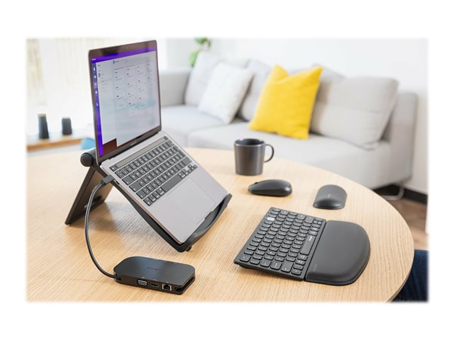 Kensington SmartFit Easy Riser - Notebook cooling pad - 17\" - black