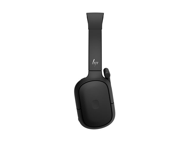 HP Poly Focus 625 - Headset - on-ear - Bluetooth - wireless - active noise cancelling - USB-C via Bluetooth adapter - black - with HP Poly Focus Wireless Charge Stand - Certified for Microsoft Teams Open Office, Certified for Microsoft Teams, Google