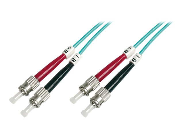 FO PATCH CORD DUPLEX ST TO ST MM OM3 5