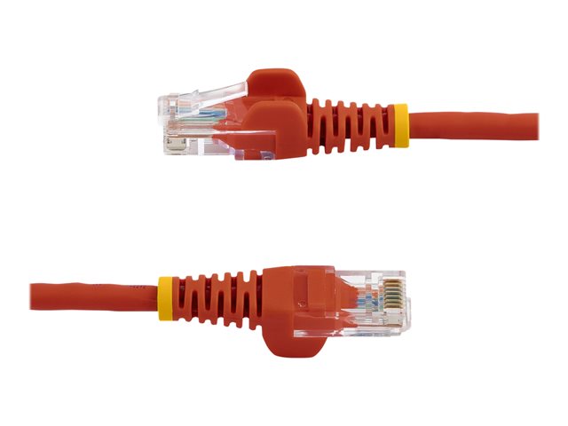 StarTech.com 1m Red Cat5e / Cat 5 Snagless Patch Cable - Patch cable - RJ-45 (M) to RJ-45 (M) - 1 m - UTP - CAT 5e - riser, snagless - red
