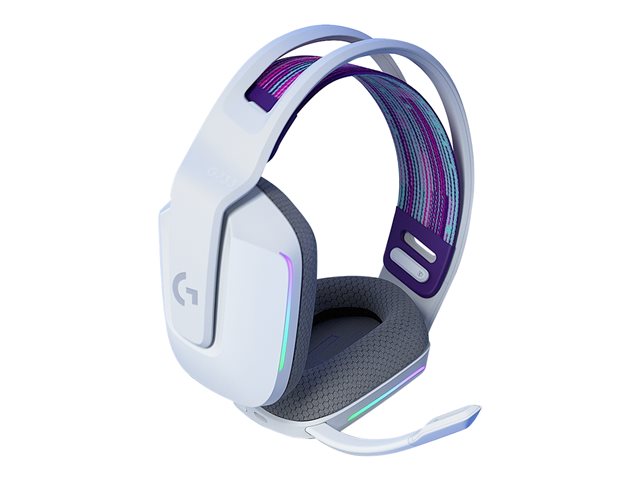 Logitech G G733 LIGHTSPEED Wireless RGB Gaming Headset - Headset - full size - 2.4 GHz - wireless - white