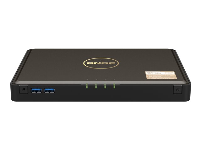 QNAP TBS-464 NASbook - NAS server - 4 bays - RAID RAID 0, 1, 5, 6, 10 - RAM 8 GB - 2.5 Gigabit Ethernet - iSCSI support